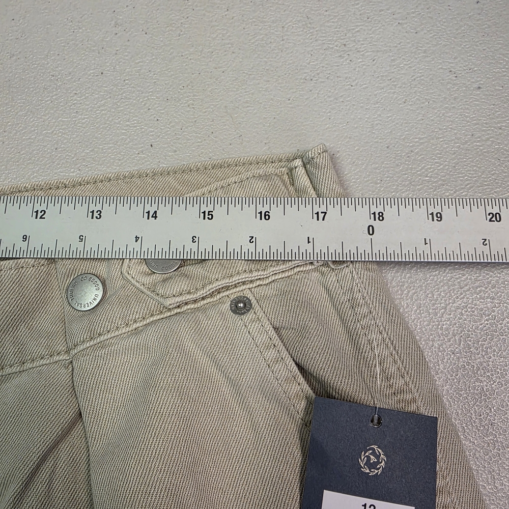 Universal Thread Women's High-Rise‎ Cropped Two Way Denim Trousers Size 12 - Picture 6 of 7